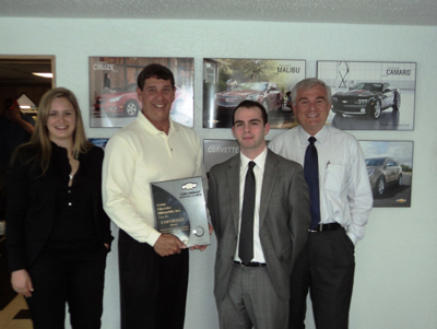 John Cotty recieved award