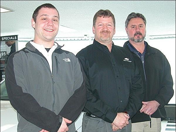 Crotty Chevrolet staff three employees
